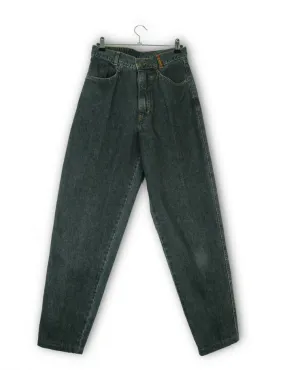 Jean broderie - Taille haute